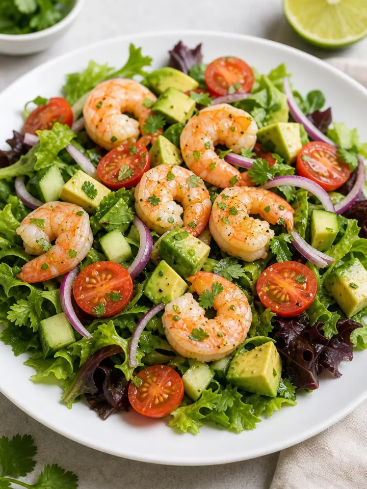 Shrimp Avocado Salad Recipe | Fresh & Quick 1 Shrimp Avocado Salad finished dish