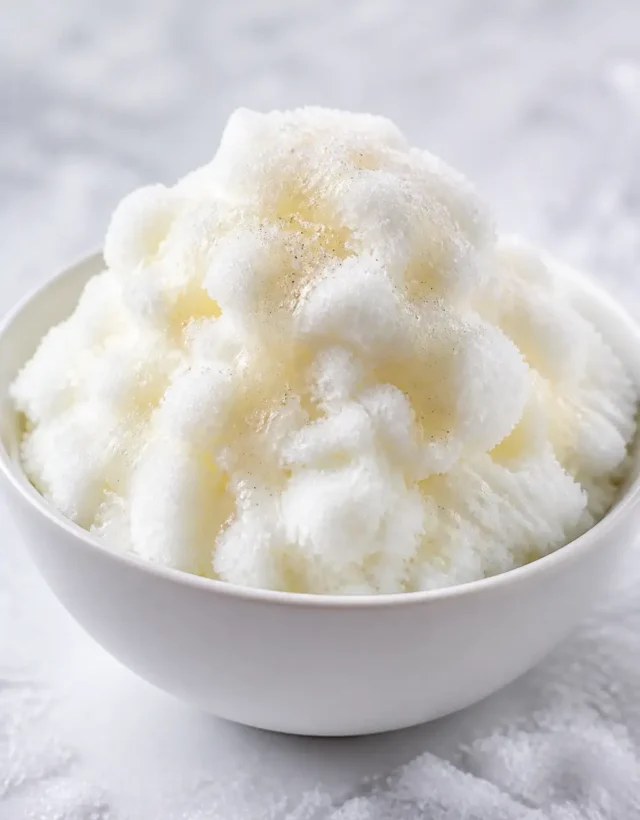 Snow Ice Cream finished dish