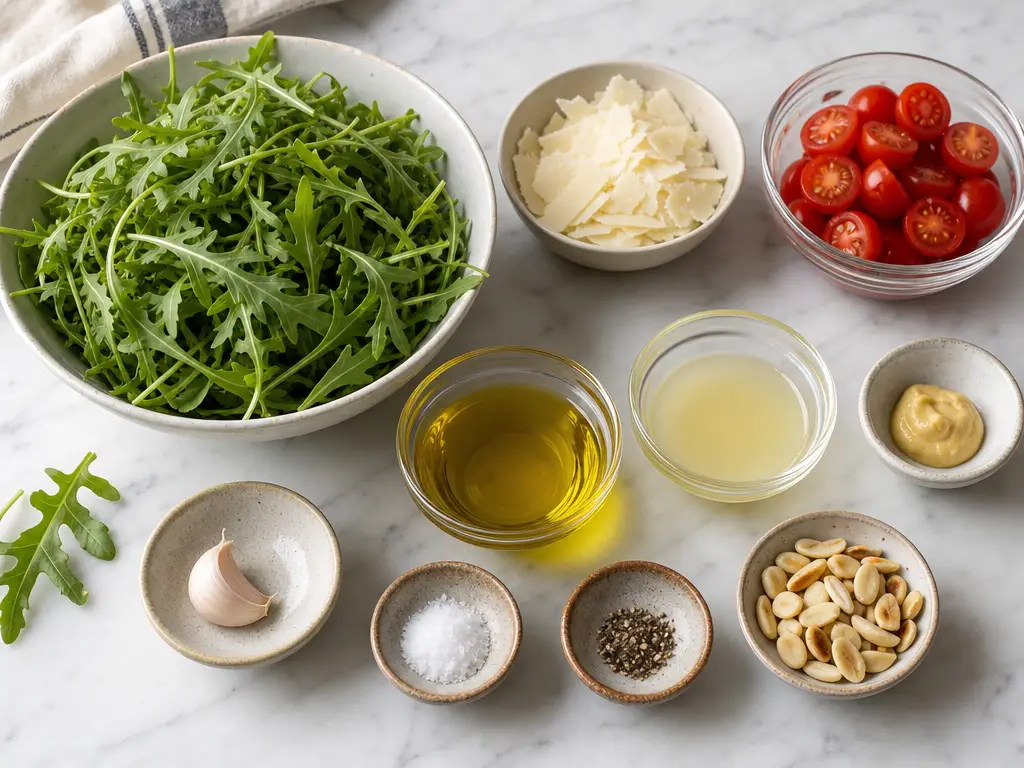 Arugula Parmesan Salad Recipe 4 Arugula Parmesan Salad ingredients