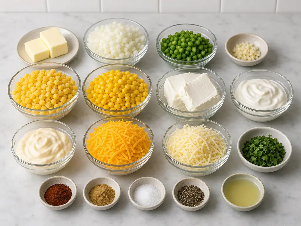 Creamy Corn Dip Recipe for Parties and Game Day 4 Corn Dip ingredients