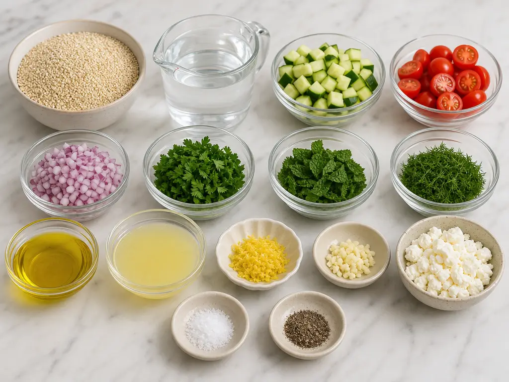 Lemon Herb Quinoa Salad Recipe | Easy & Fresh 4 Lemon Herb Quinoa Salad ingredients