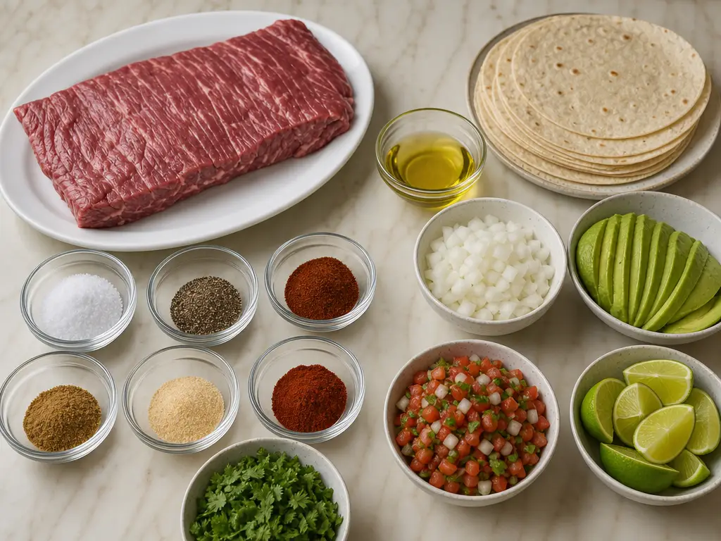 Steak Tacos Recipe: Easy, Juicy Weeknight Dinner 4 Steak Tacos ingredients