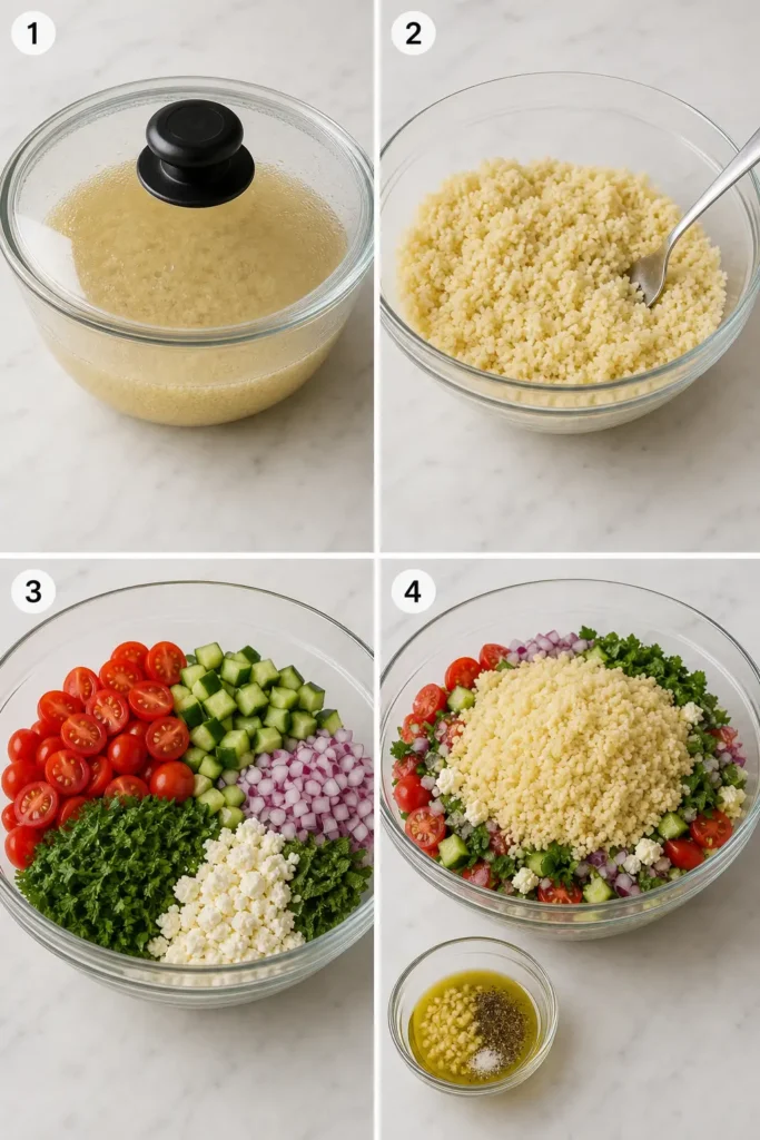 Cherry Tomato Couscous Salad Recipe 5 Cherry Tomato Couscous Salad step by step instructions