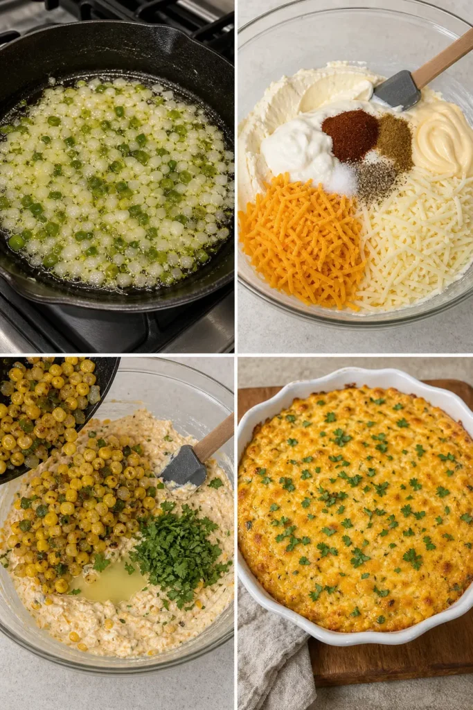 Creamy Corn Dip Recipe for Parties and Game Day 5 Corn Dip step by step instructions