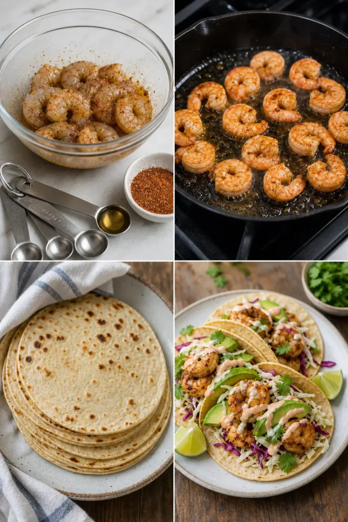 Shrimp Tacos Recipe for Easy Taco Night 5 Shrimp Tacos step by step instructions