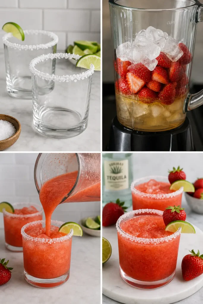Strawberry Margarita Recipe for Easy Summer Sipping 5 Strawberry Margarita step by step instructions